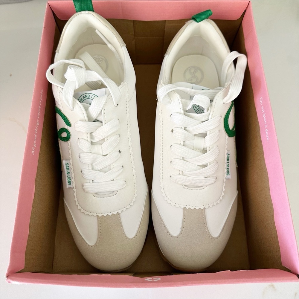 Sam & Libby Rowen Lime Shoes Size 8.5 - Picture 3 of 4